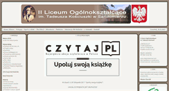 Desktop Screenshot of 2lo.sandomierz.pl