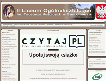 Tablet Screenshot of 2lo.sandomierz.pl
