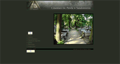 Desktop Screenshot of cmentarz.sandomierz.net