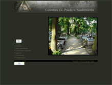 Tablet Screenshot of cmentarz.sandomierz.net